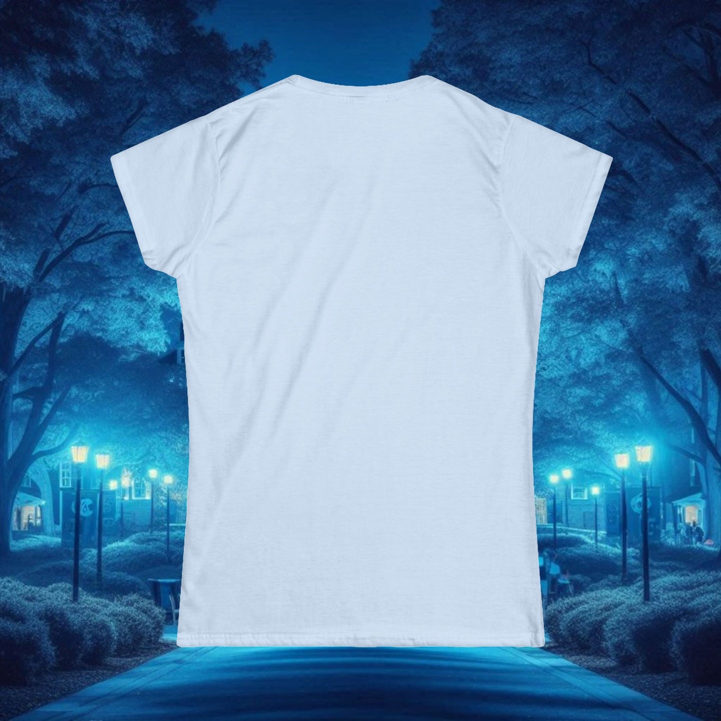 Chapel Hill Women's Tee, Softstyle T-Shirt, College Spirit Wear, Casual Wear, Gift for Students