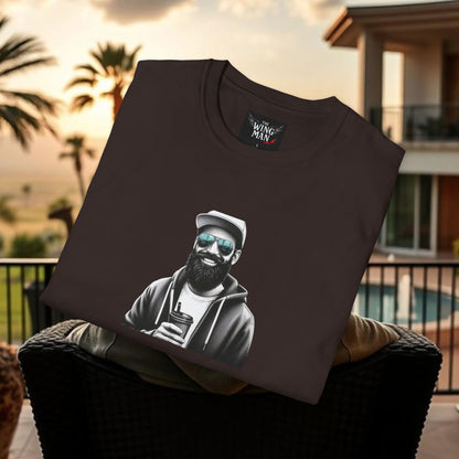 Wing Man Vibes Unisex T-Shirt, Angel Wings Tee, Gift for Him, Graphic Tee, Casual Shirt, Mens Top