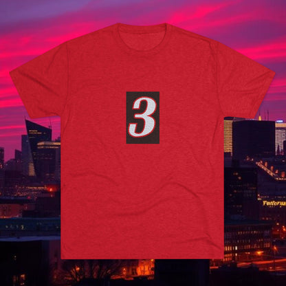 Legends Philly 3 Graphic Tee — Retro Number Front, Script 'Philly' Back