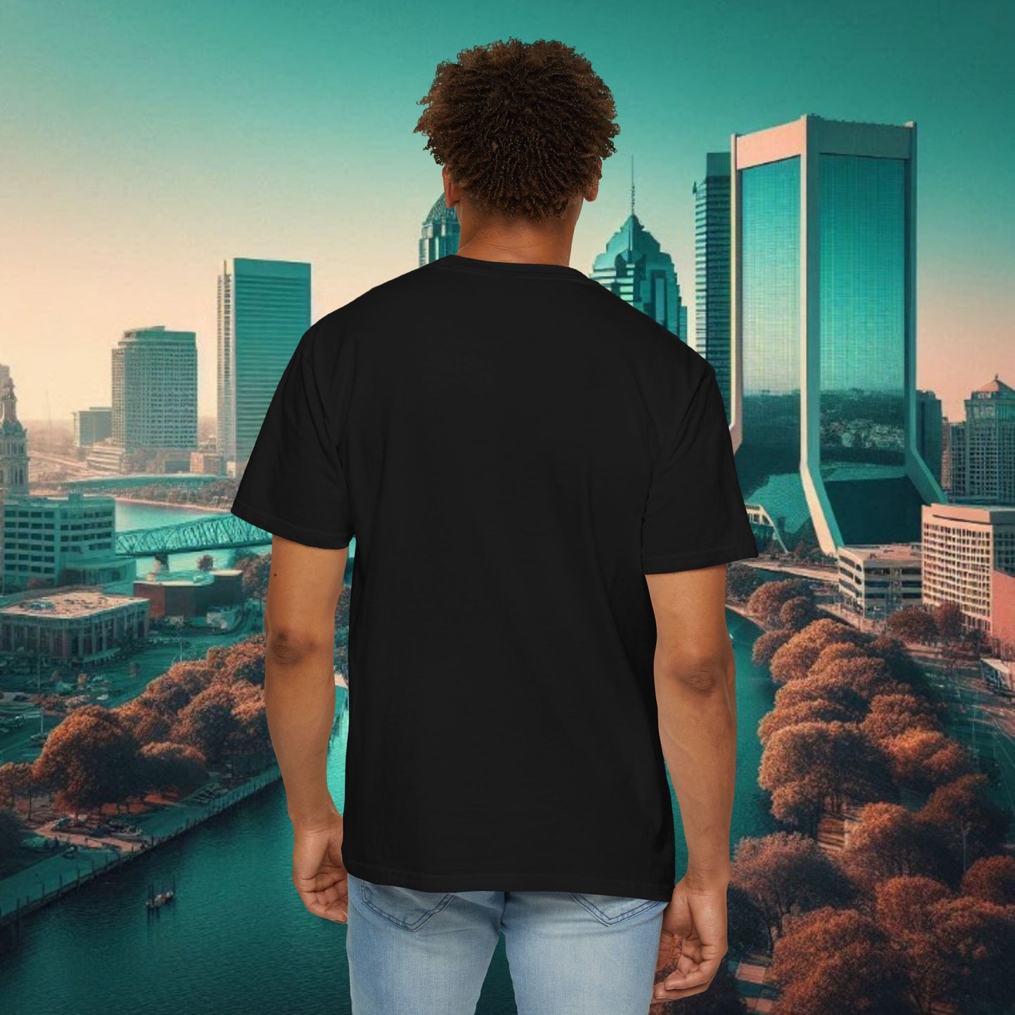 Duval Script T‑Shirt — Jacksonville Retro City Tee, Perfect for Gameday or Everyday Use. Soft style T-Shirt.