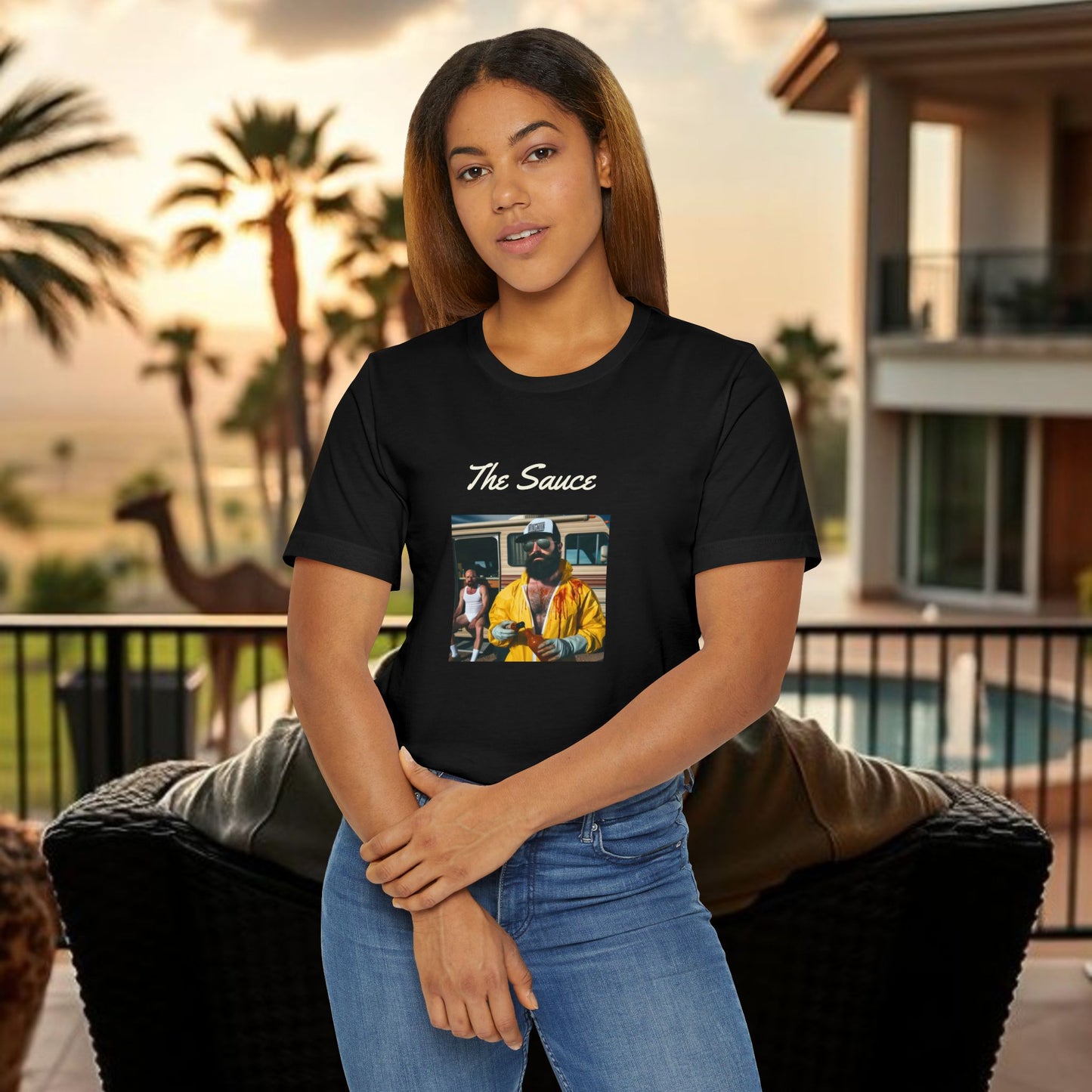 Wing Man - The Sauce Graphic T-Shirt, Retro Style Tee, Unisex Casual Wear, Gift for Foodies, Perfect for Summer BBQs, Vintage Vibe