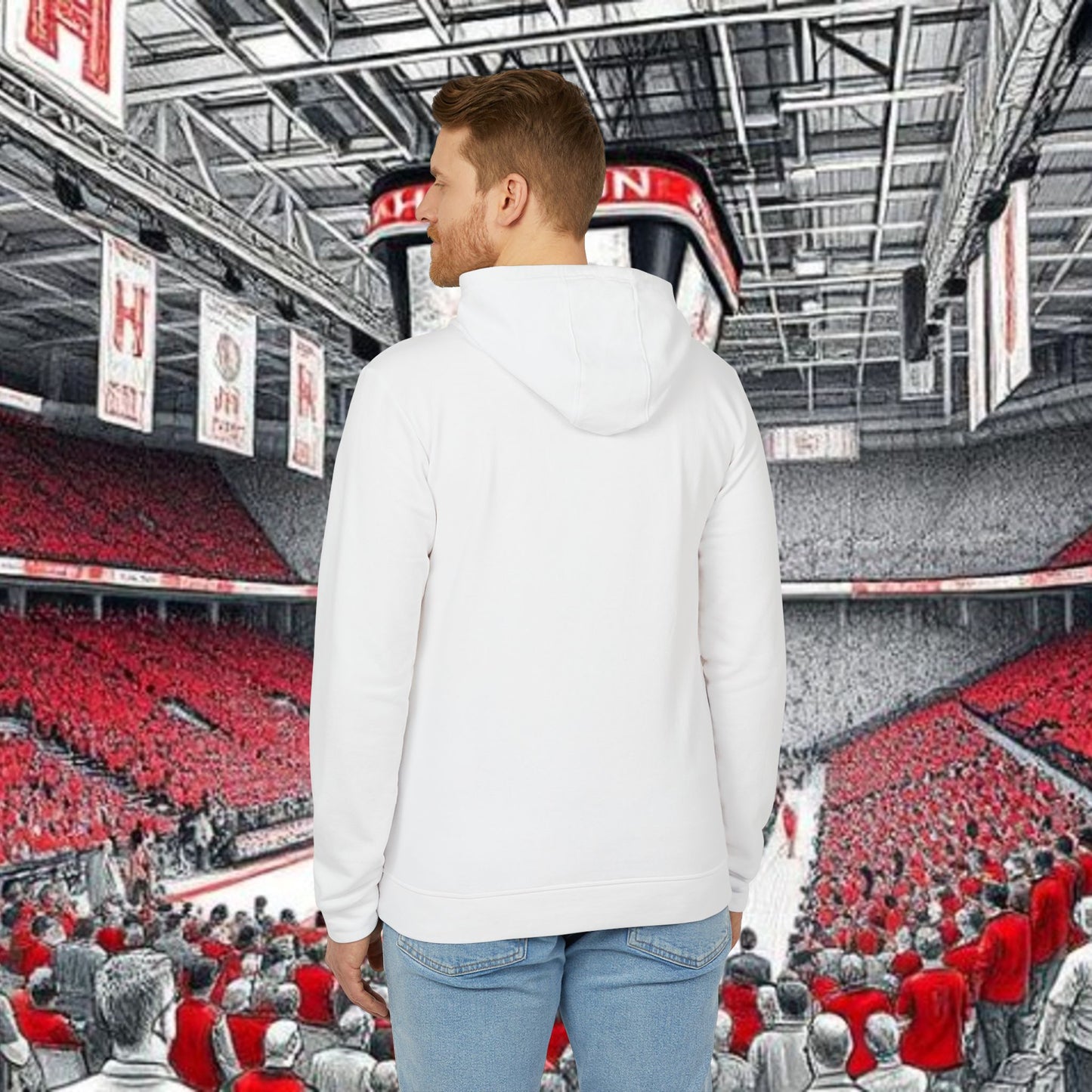 Fleece Hoodie, Unisex Comfort Wear, Sports Event Gear, Gifts for Students and Fans