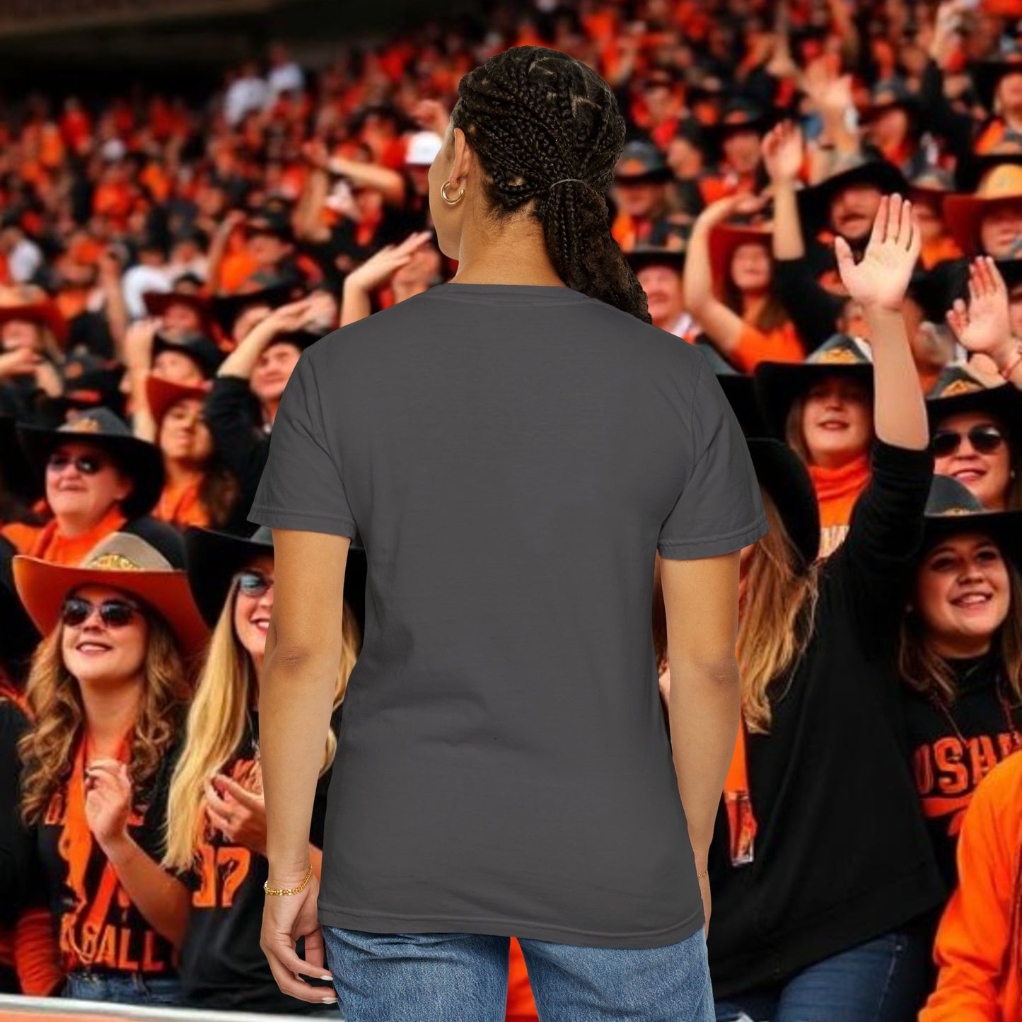 Stillwater Script T‑Shirt — Casual City Pride Tee, Soft-Style Shirt, Perfect for Gameday