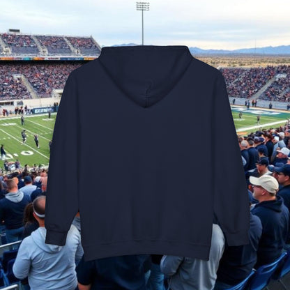 Nevada Zip Hoodie — Retro Distressed State Pullover