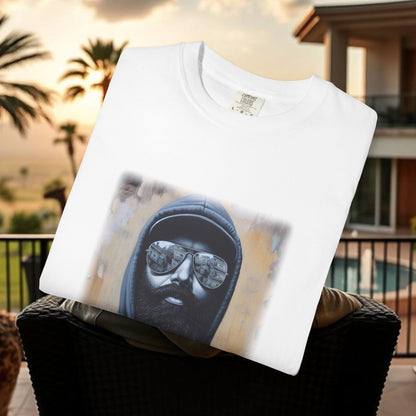 Wing Man Winning Money for The People, Urban Graphic T-shirt, Unisex Garment-Dyed Tee, Streetwear Style, Casual Summer Wear