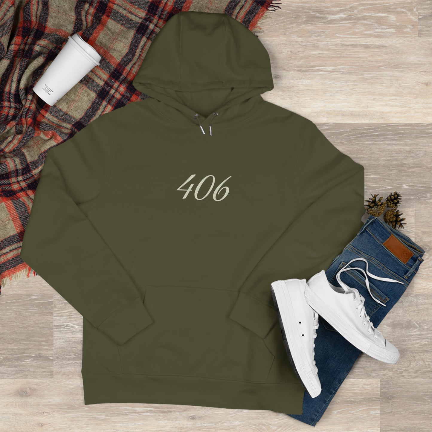 Montana Love Hooded Sweatshirt - Cozy Casual Wear for Men, Unique Gift, Layering Essential, Perfect for Fall and Winter