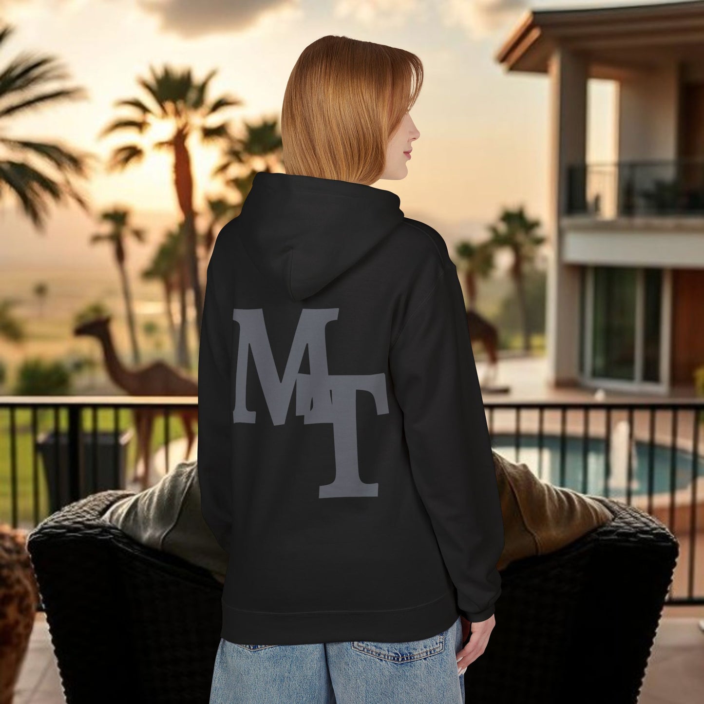 Montana Love Hoodie, MT Design, Cozy Stylish Unisex Fleece, 406 Front Back Print, Gift for Outdoorsy, Mountain Lover, Christmas, Birthday