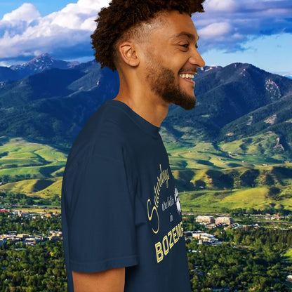 Bozeman Saturday T-shirt, Unisex Casual Tee, Weekend Vibes Shirt, Bozeman Gift, Summer Outing Apparel