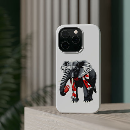 Vibrant Elephant Tough Cases - Unique Phone Case, Wildlife Lover Gift, Sports Team Accessory, Trendy Phone Cover, Fun Animal Design