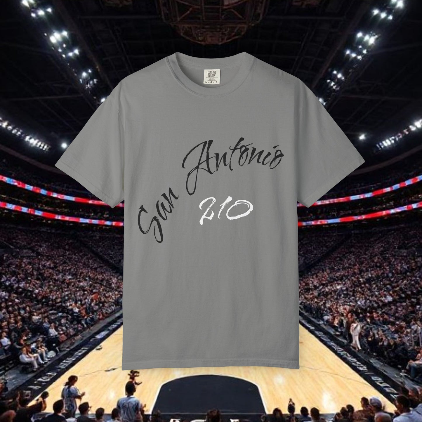 San Antonio 210 Script T-Shirt, Soft-Style T-Shirt, Perfect Statement Piece