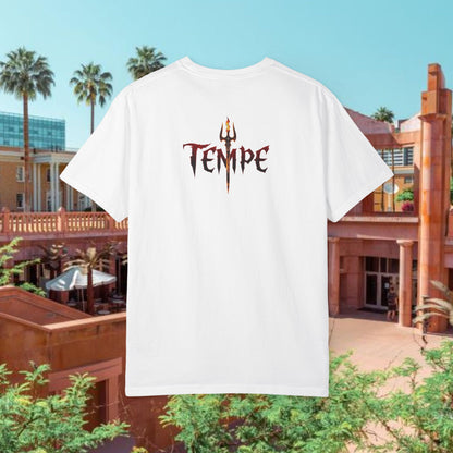 Tempe Trident Tee — 480 Vertical Number Front, Tempe Graphic Back