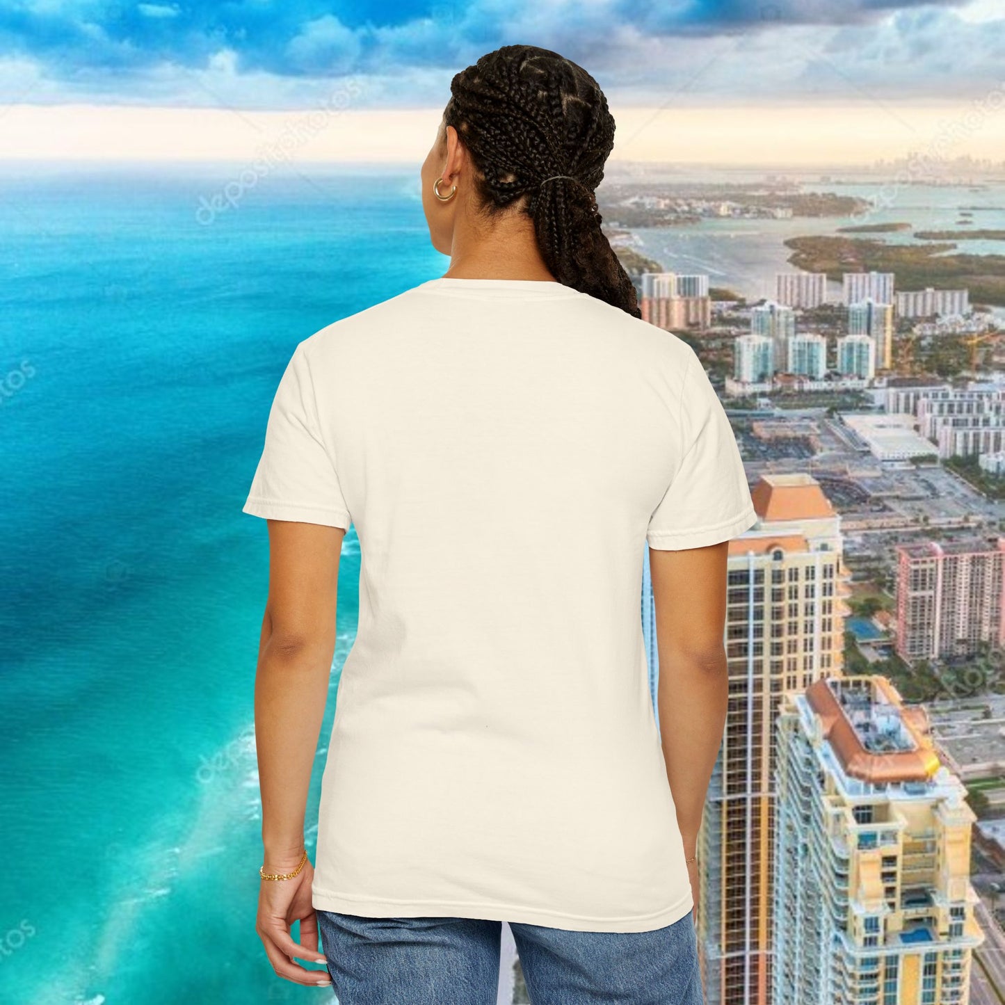 305 Ocean Drive T-Shirt — Miami Beach Garment-Dyed Tee