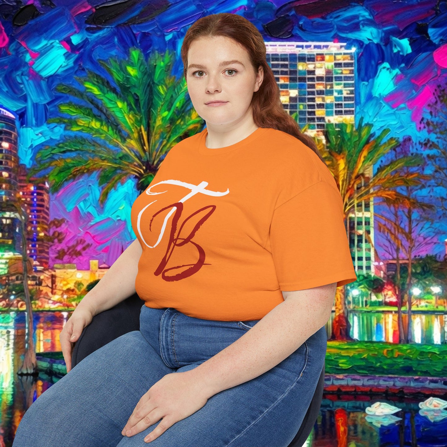 TB Monogram Tee — 813 Tampa Area Short-Sleeve T-Shirt