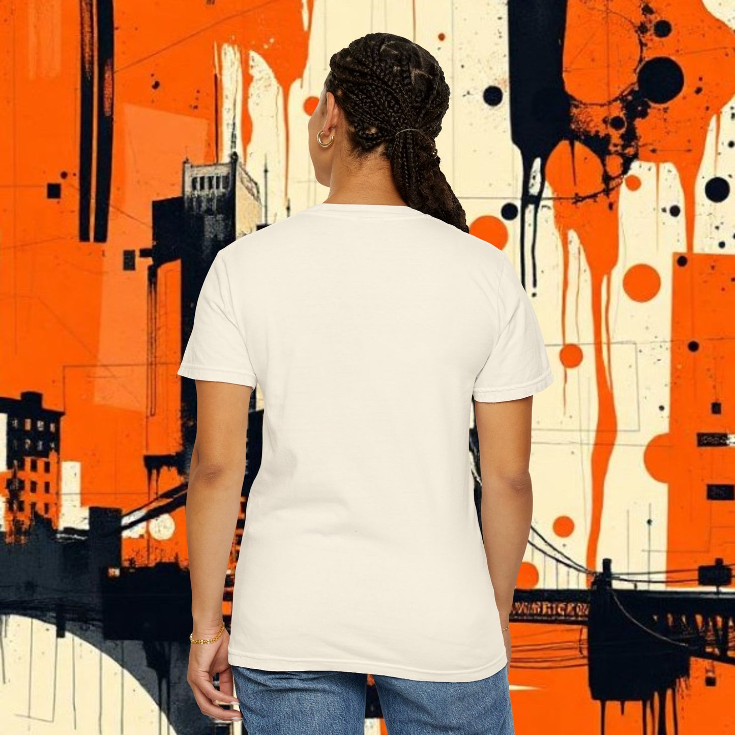 Bye Bye Baby Unisex Garment-Dyed T-Shirt, Fun Graphic Tee, Giants Fan Apparel, Casual Wear, Cute Statement Shirt, Summer Fashion