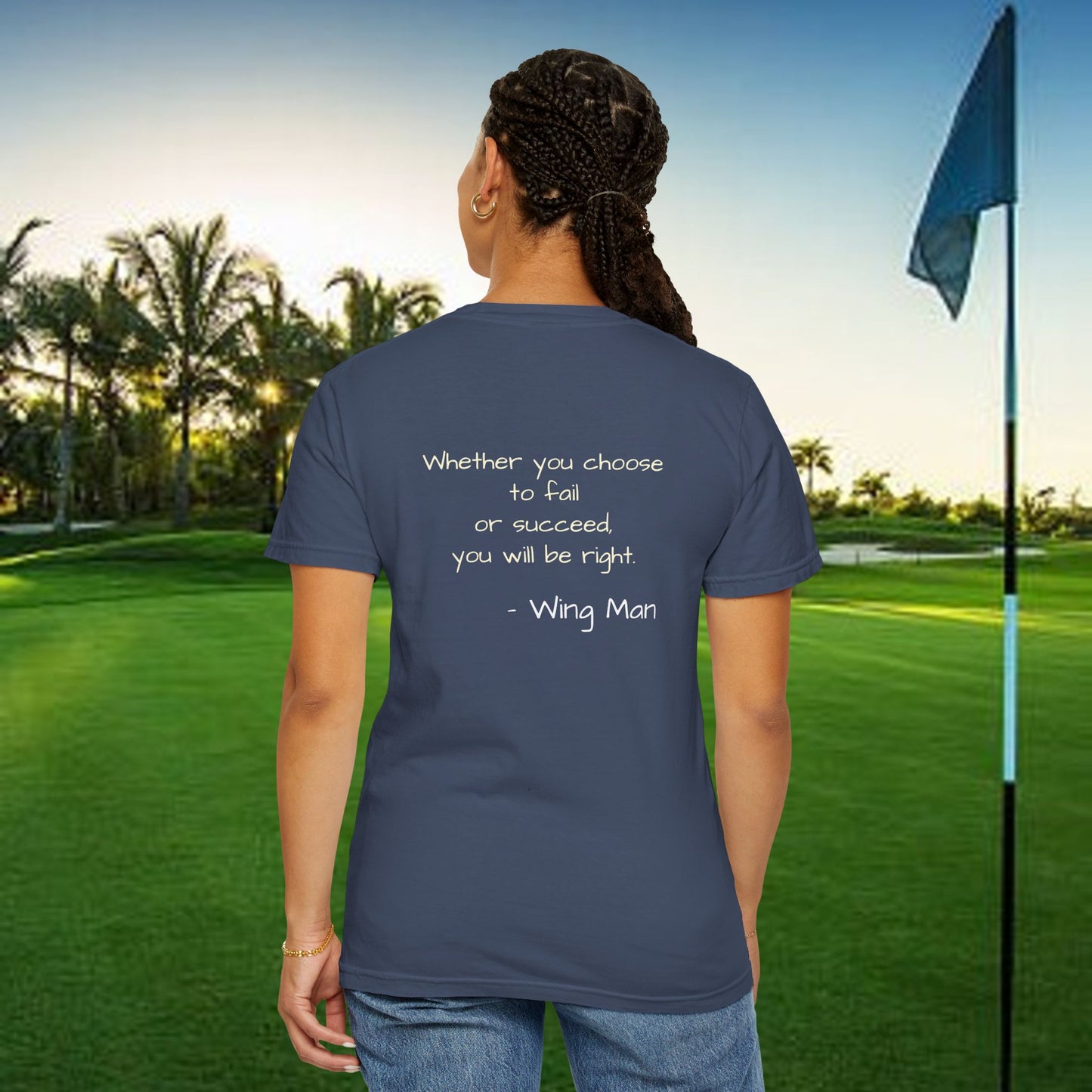 Inspirational Golf T-Shirt, Motivational Gift, Unisex Apparel, Casual Wear, Golf Shirt, Positive Vibes