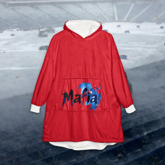 Cozy Unisex Hooded Blanket for Snuggling, Perfect Gift for Game Days, Movie Nights, Stay-at-Home Comfort, Christmas and Birthdays