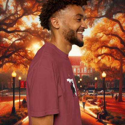 T-Shirt with Tally Design, Casual Wear, Gift for Sports Fans, College Apparel, Summer Fashion, State Pride Tee