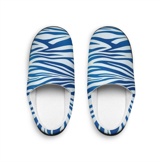 Tiger Print Slippers, Perfect for Tigers Fans, Women's Indoor Comfort