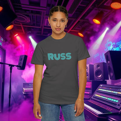 Russ Unisex T-Shirt with Retro Design, Hip-Hop Shirt, Casual Wear, Unique Style, Russ Apparel