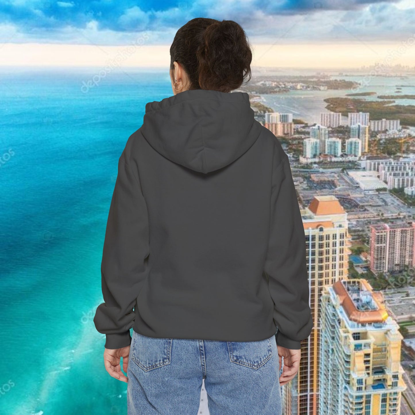 Teal Retro Legends Garment-Dyed Hoodie with 10 Design, Stylish Hoodie, Casual Wear, Unique Gift, Trendy Apparel
