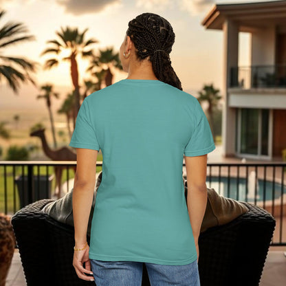 Unbothered Garment-Dyed T-Shirt, Relaxed Fit Tee, Casual Everyday Wear, Gift for Friends, Relaxation Apparel, Trendy Summer Top