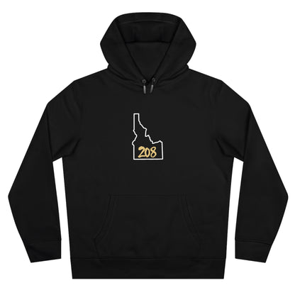 Idaho 208 King Hooded Sweatshirt, Cozy Hooded Sweatshirt, Unique Idaho Apparel, Perfect Gift for Outdoor Lovers, Casual Wear for All Seasons