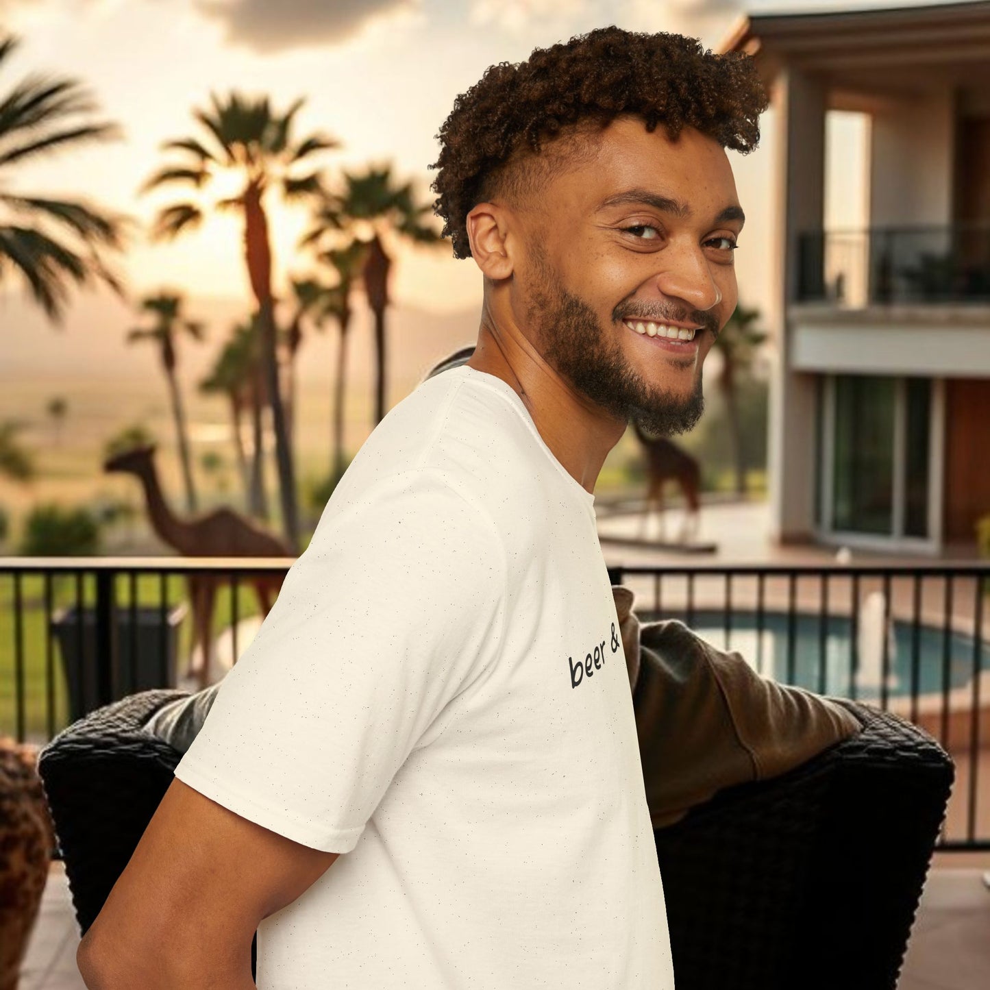 Beer & Wings Unisex Softstyle T-Shirt, Casual Gift for BBQ Lovers, Fun Drink Shirt, Summer Party Apparel, Unique Gift for Foodies