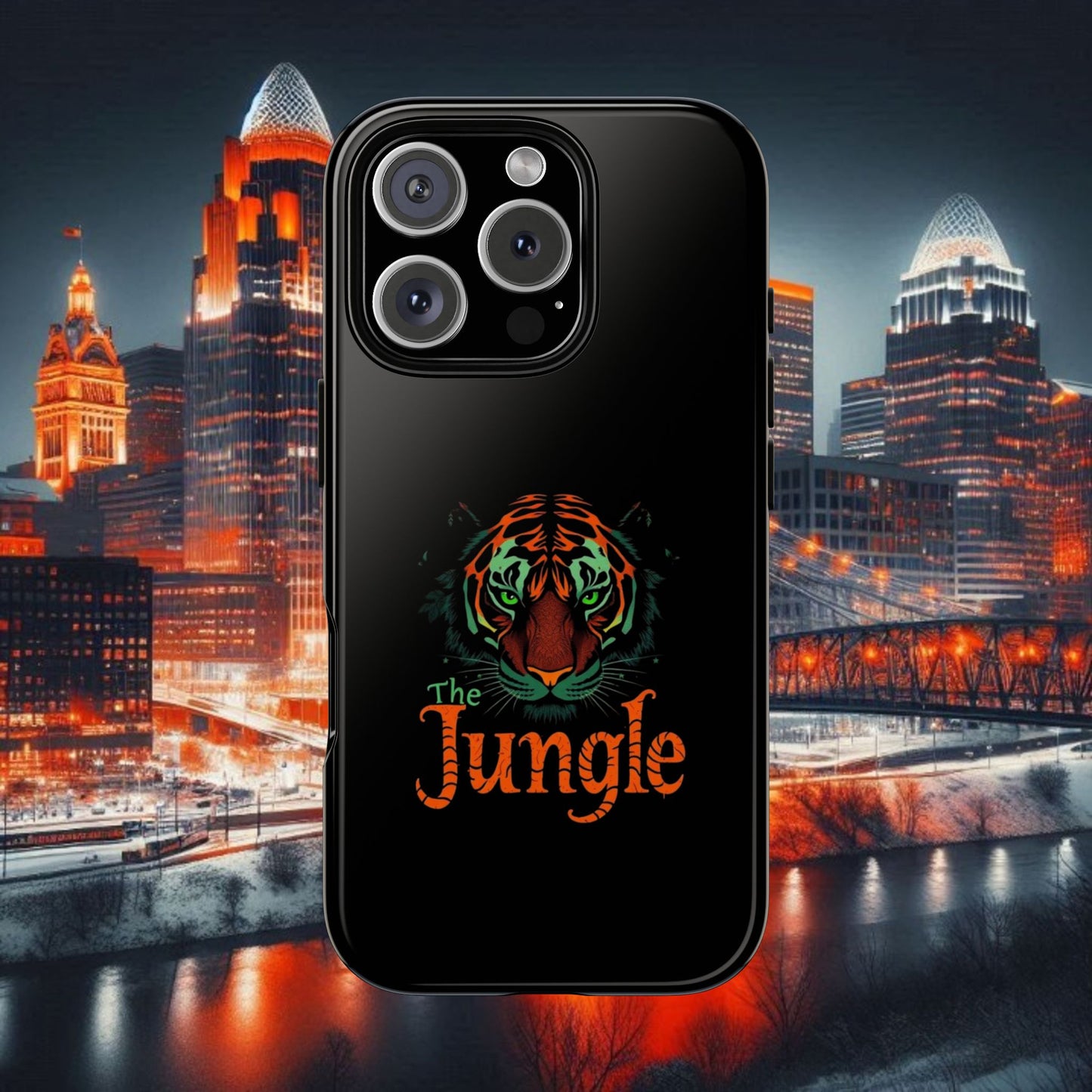 Phone Case, The Jungle Tough Phone Case for Football Fans, Friend Gift, Football Fan Accessories, Custom Phone Cover, Sports Team
