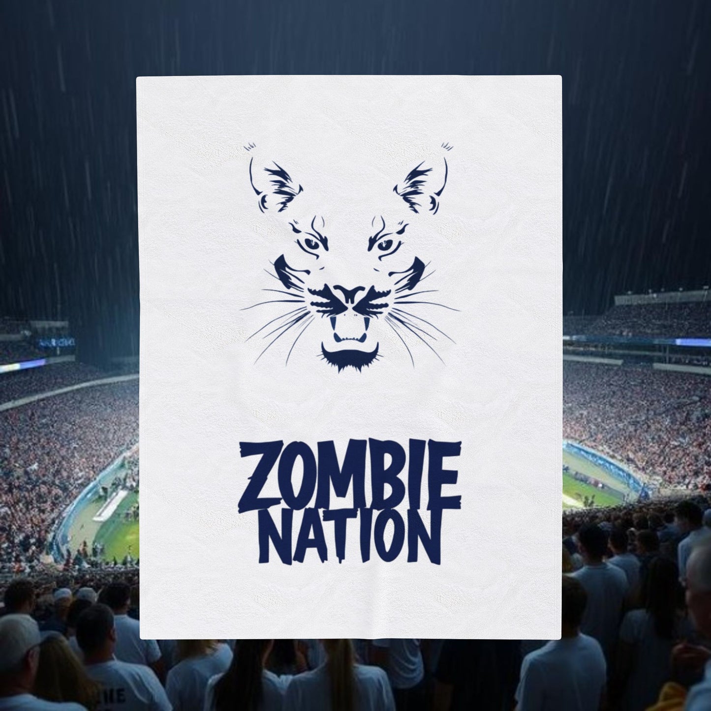 Zombie Nation Velveteen Plush Blanket – Fierce Design