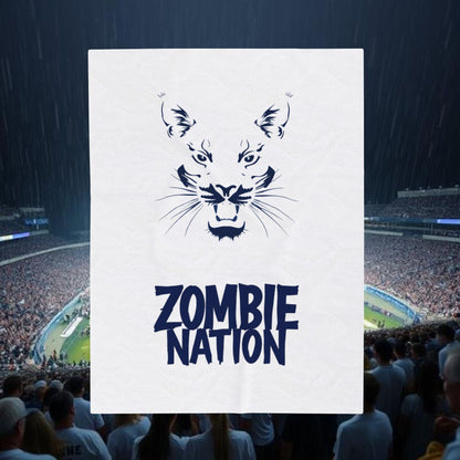 Zombie Nation Velveteen Plush Blanket – Fierce Design