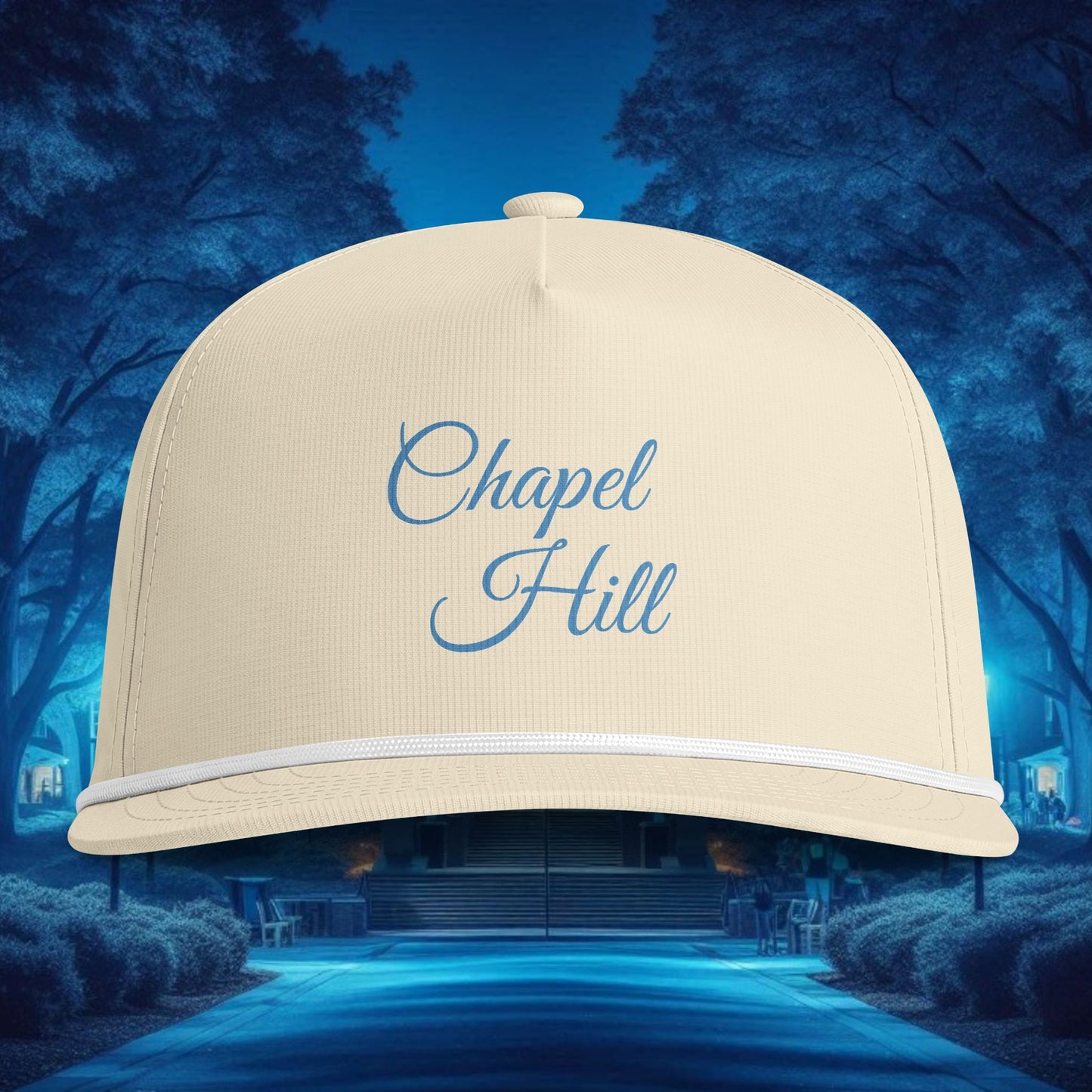 Chapel Hill Rope Cap — Vintage Script Baseball Hat