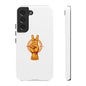 Victory Themed Stylish Phone Case - Tough Cases with Peace Sign Design, Customizable Phone Covers, Gift for Tojan Fans, Trendy Accessories