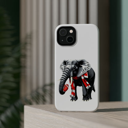 Vibrant Elephant Tough Cases - Unique Phone Case, Wildlife Lover Gift, Sports Team Accessory, Trendy Phone Cover, Fun Animal Design