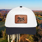 208 Idaho Leather Patch Baseball Cap — State Outline Patch Hat