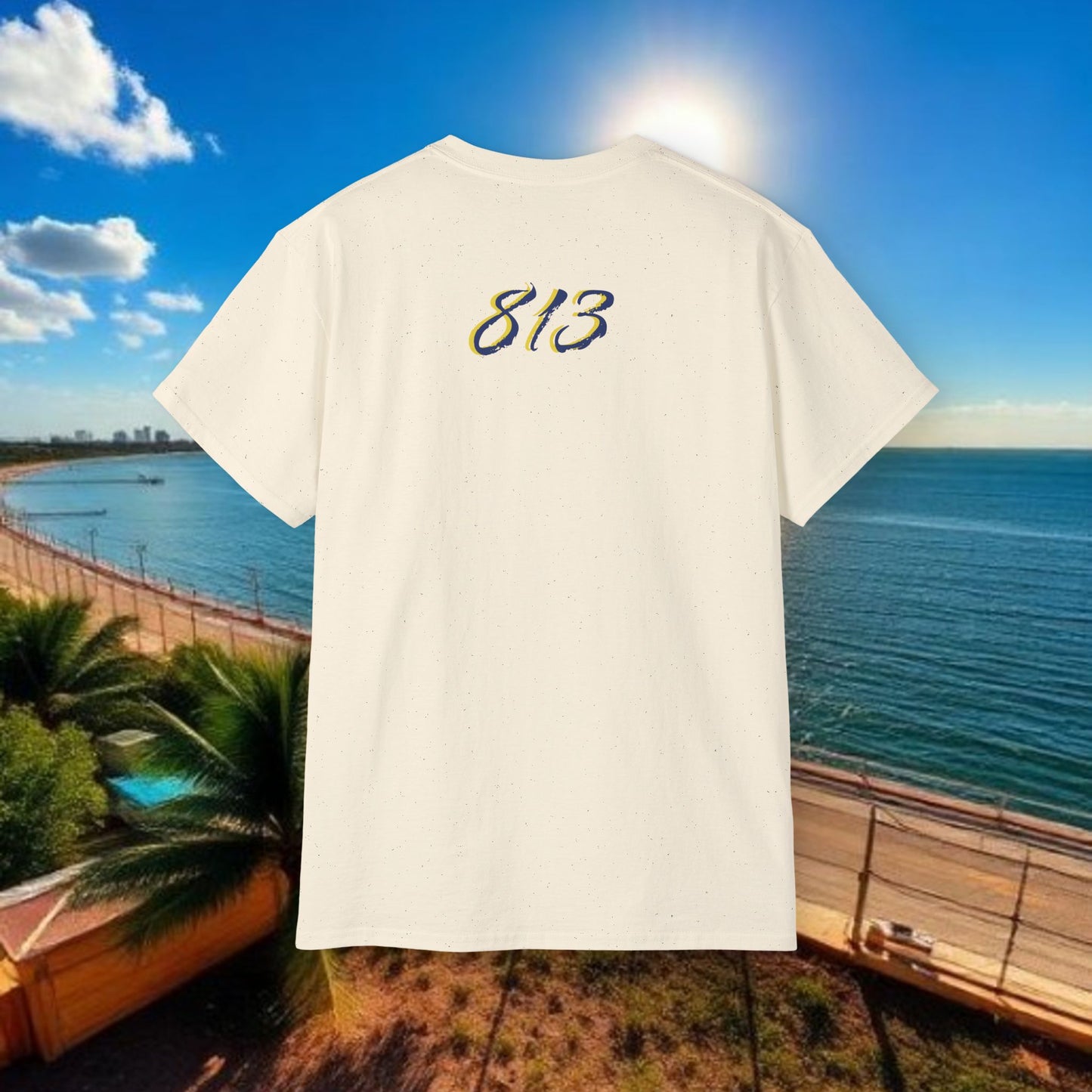 TB Monogram Tee — 813 Tampa Area Short-Sleeve T-Shirt