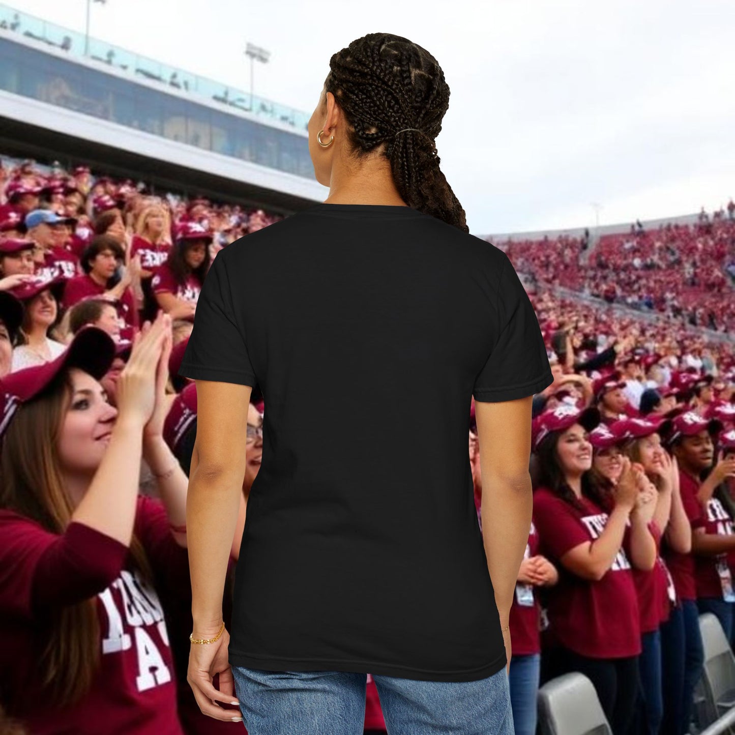 College Station Unisex Garment-Dyed T-Shirt | Casual Wear, College Apparel, Gift for Students, Everyday Style, Trendy Tees