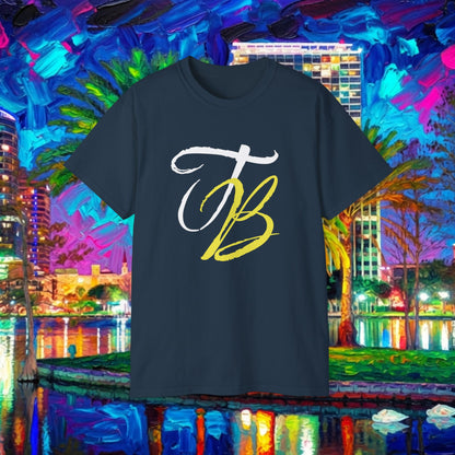 TB Monogram Tee — 813 Tampa Area Short-Sleeve T-Shirt