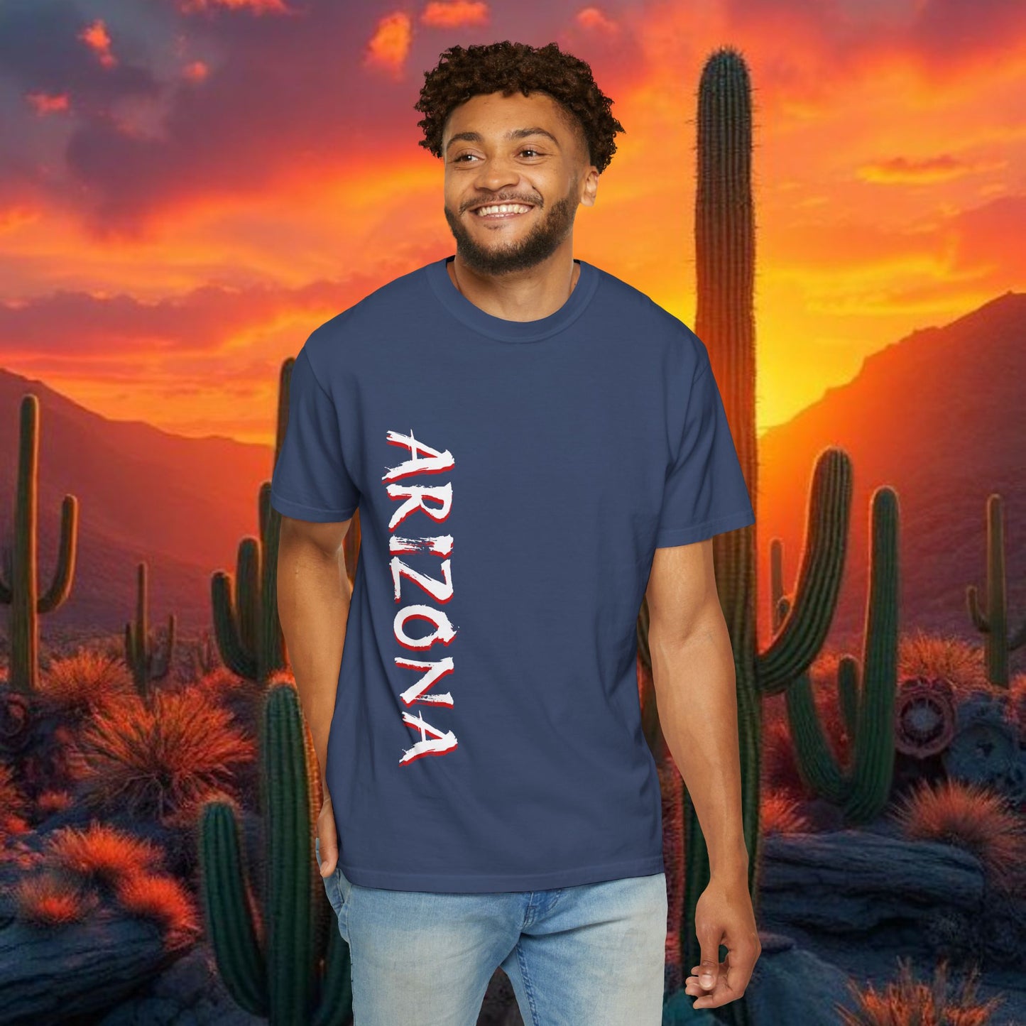 Tucson Arizona Area Code T-Shirt — 520 Back Print, Southwestern Travel Tee, Soft-Style