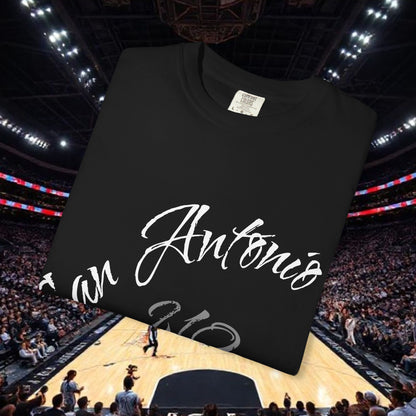 San Antonio 210 Script T-Shirt, Soft-Style T-Shirt, Perfect Statement Piece