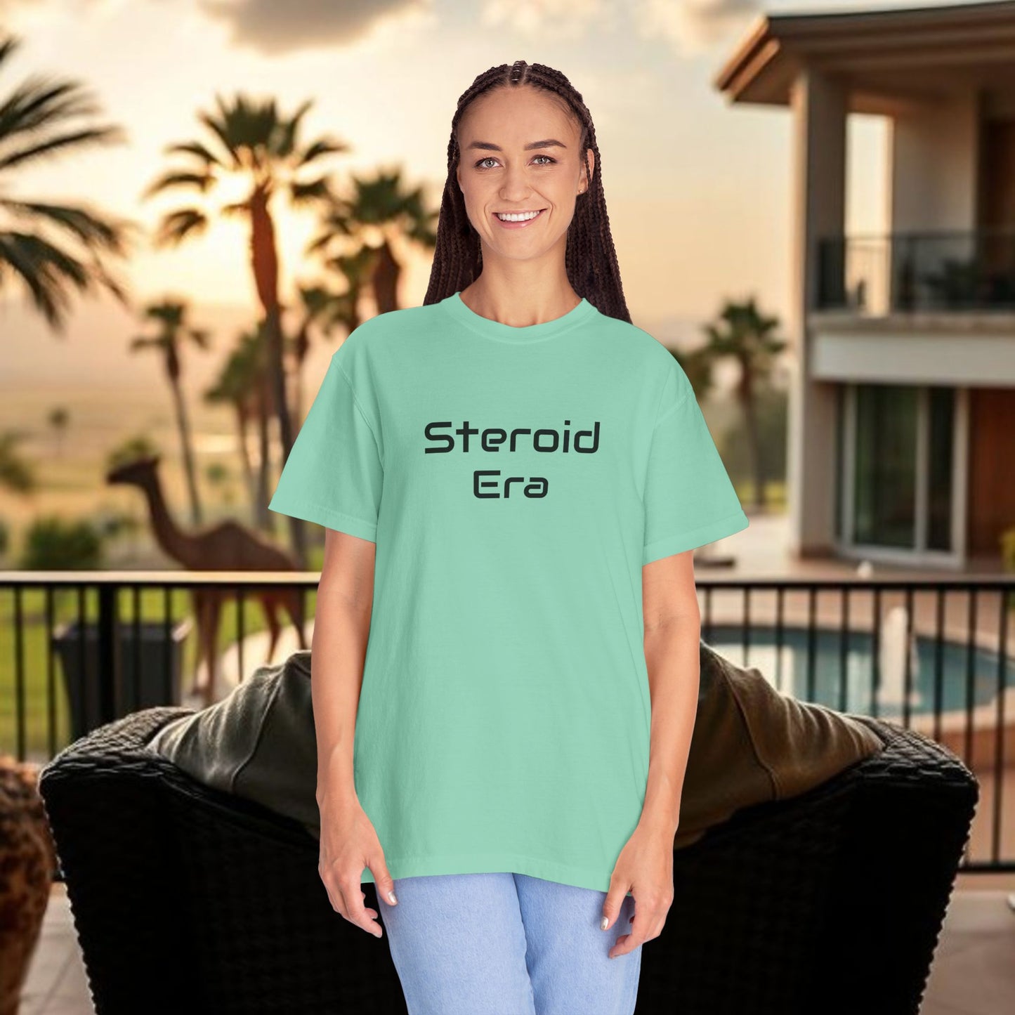 Vintage Baseball Unisex Garment-Dyed T-shirt, 90's Steroid Era Tee Shirt, Athletic Sports Tee, Retro Baseball Shirt, Sports Fan Gift,