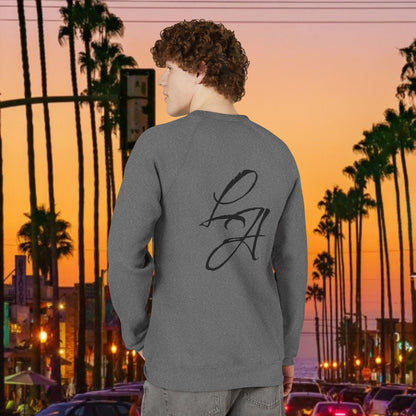 LA Script Raglan Sweatshirt, Super Soft Material and Comfortable Stylish Fit