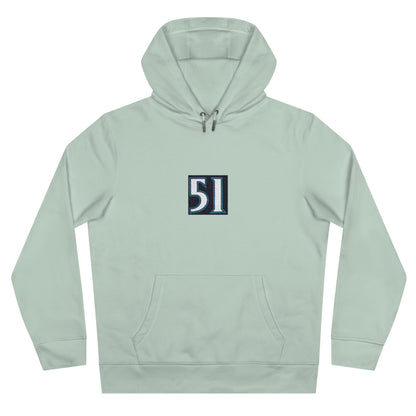 #51 Hooded Sweatshirt - Cozy Gift for Him/Her, Casual Wear, Seattle Fans, Streetwear