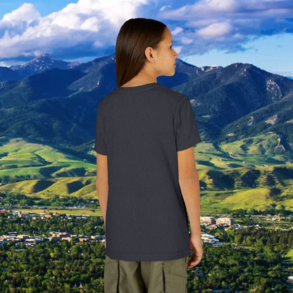 Bobcat Paw Print Youth Tee, Kids Animal Lover Shirt, State Pride T-Shirt, Perfect Gift for Birthdays, Bobcat Apparel