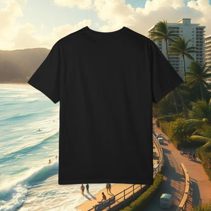 Vibrant Beach Vibes Unisex T-Shirt - Music & Paradise Design