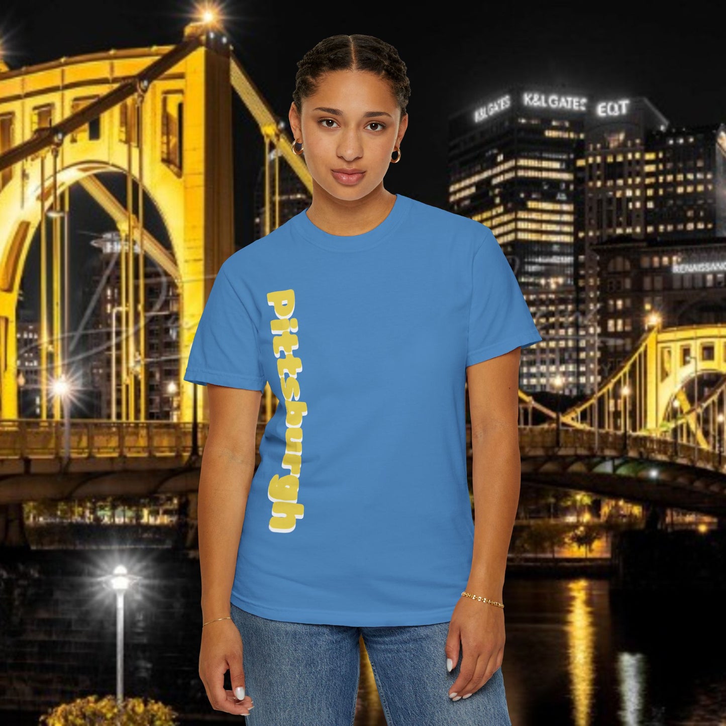 Pittsburgh Graphic T-Shirt, Unisex Shirt, Casual Wear, Sports Apparel, Gift for Sports Fans, Birthday Gift, Streetwear