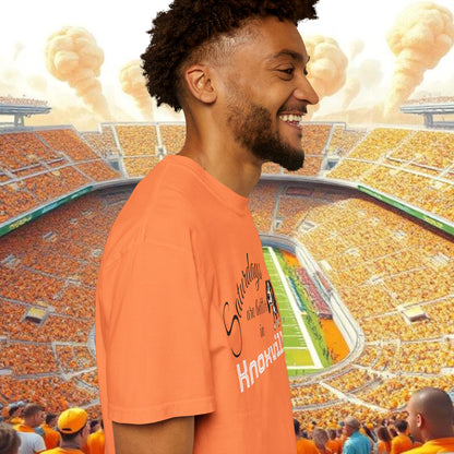 Knoxville Saturday Vibes T-Shirt, Unisex Tee, Game Day Apparel, Dog Lovers Gift, Orange Casual Top