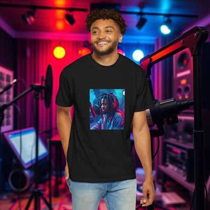 Vibrant Music Lover's T-Shirt, Artistic Tee for Musicians, Gift for Hip-Hop Fans, Unisex Apparel, Casual Streetwear Style