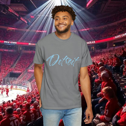 Detroit Script T-Shirt — City Pride Tee