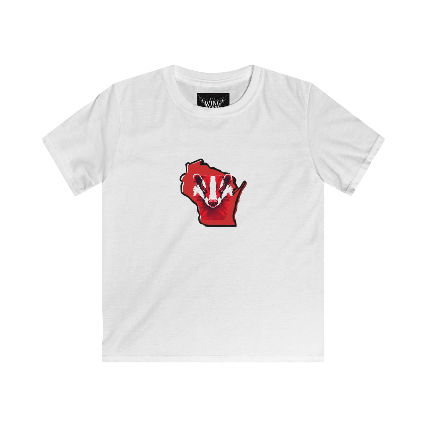 Wisconsin State Outline Design Kids T-Shirt, Fun Graphic Tee for Children, Perfect Birthday Gift, Holiday Apparel, Youth Fashion