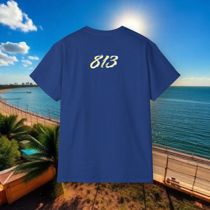 TB Monogram Tee — 813 Tampa Area Short-Sleeve T-Shirt